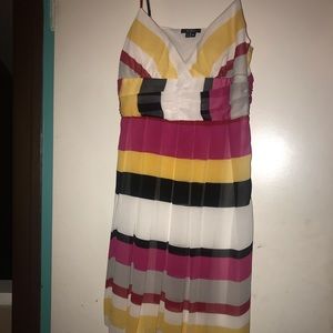 Stripe A Line Dress
